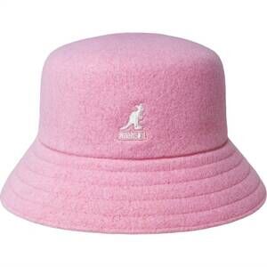 NEW KANGOL lahinch wool bucket hat in pepto